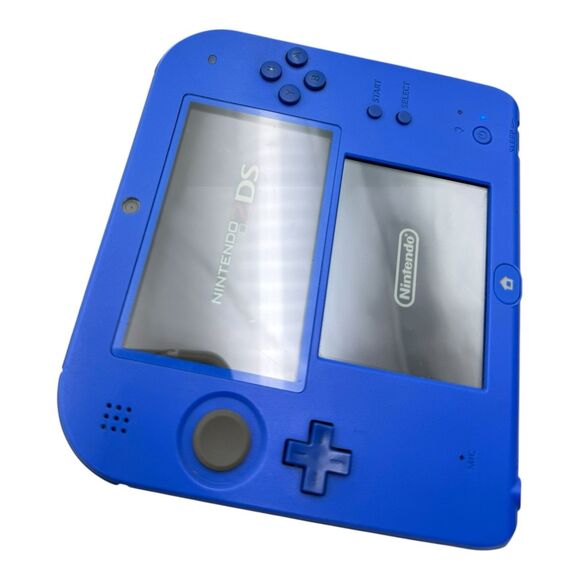 Nintendo 2DS Launch Edition BLACK & BLUE System, SD Card, Stylus, Charger - Picture 7 of 8